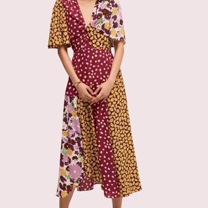 Kate Spade swing flora mix dress